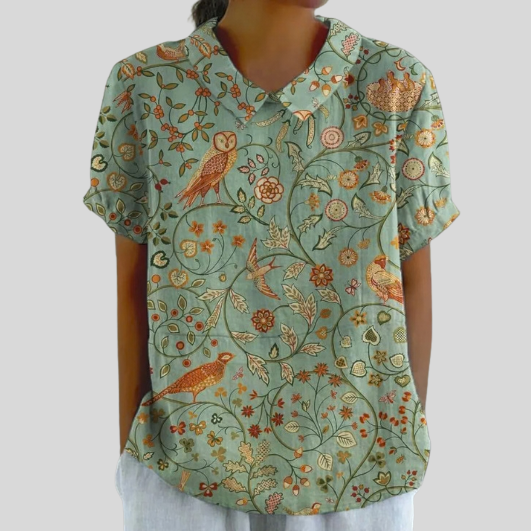 Sanchaura | Blusa Arabesco Floral
