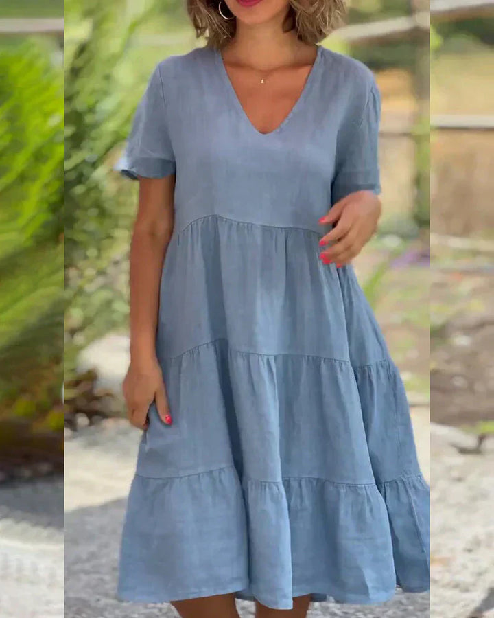 Fiorella | Vestido Bolsillos Laterales