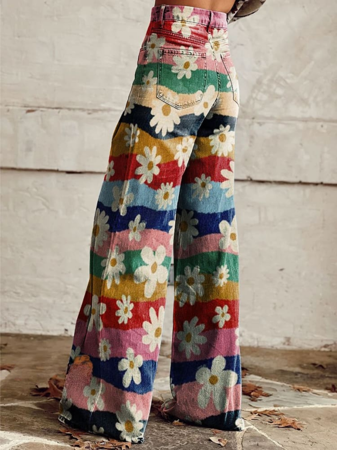 Marcelina | Pantalón Margaritas Bohemias
