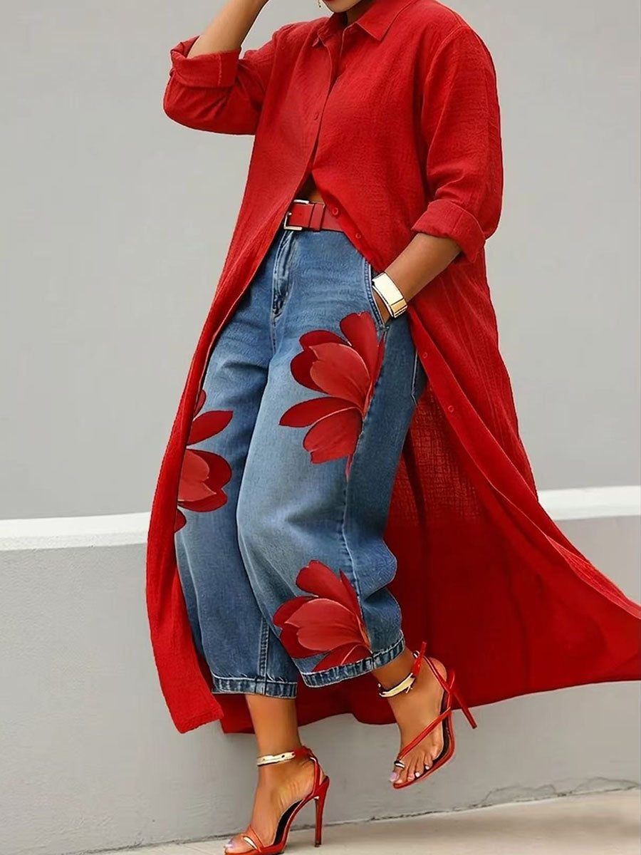 Abrilina | Pantalón Pétalos Modernos