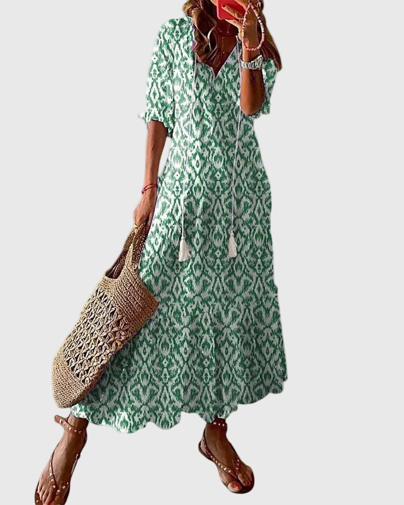 Tamara | Vestido Espíritu Mediterráneo