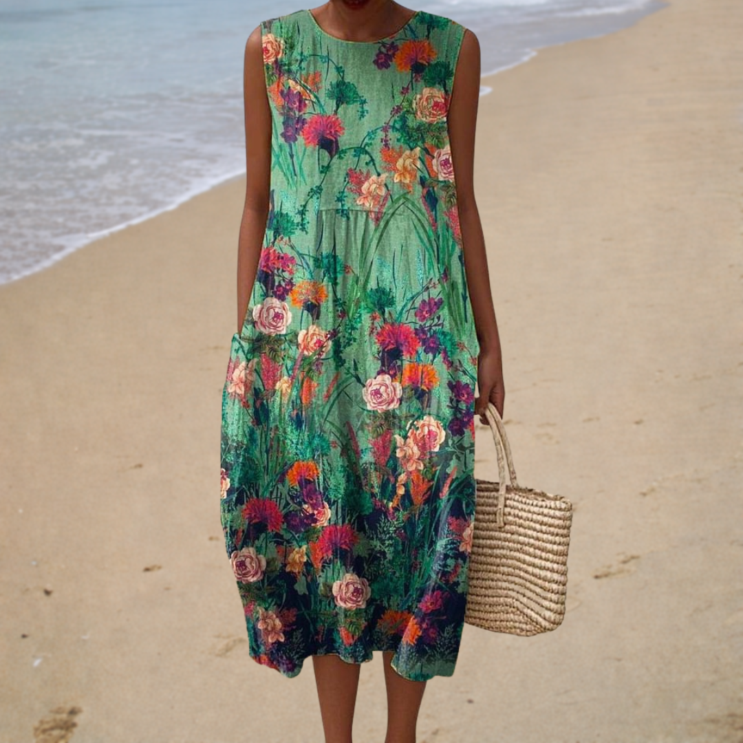 Herminia | Vestido Jardín Exuberante