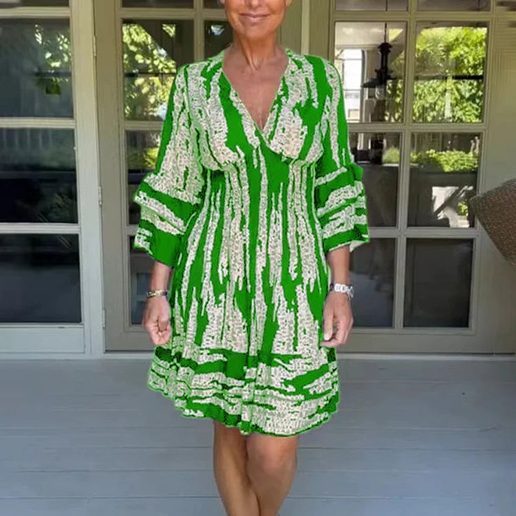 Raquel | Vestido Manga Bordada
