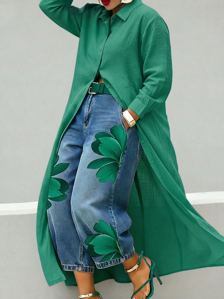Abrilina | Pantalón Pétalos Modernos
