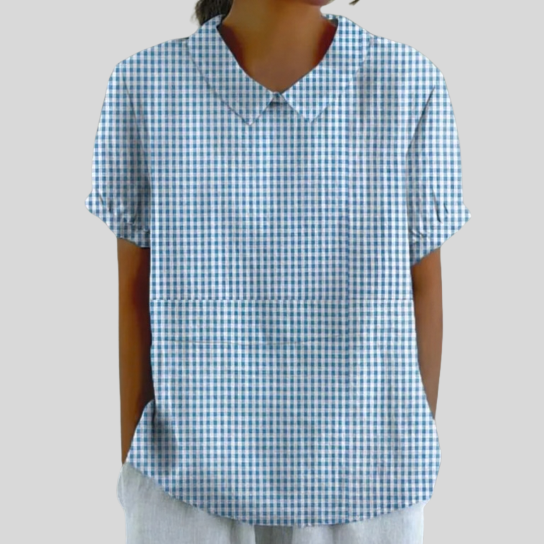 Aldonsa | Blusa Cuadros Serenos