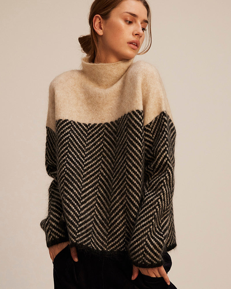 Nélida | Jersey Espiga Elegante