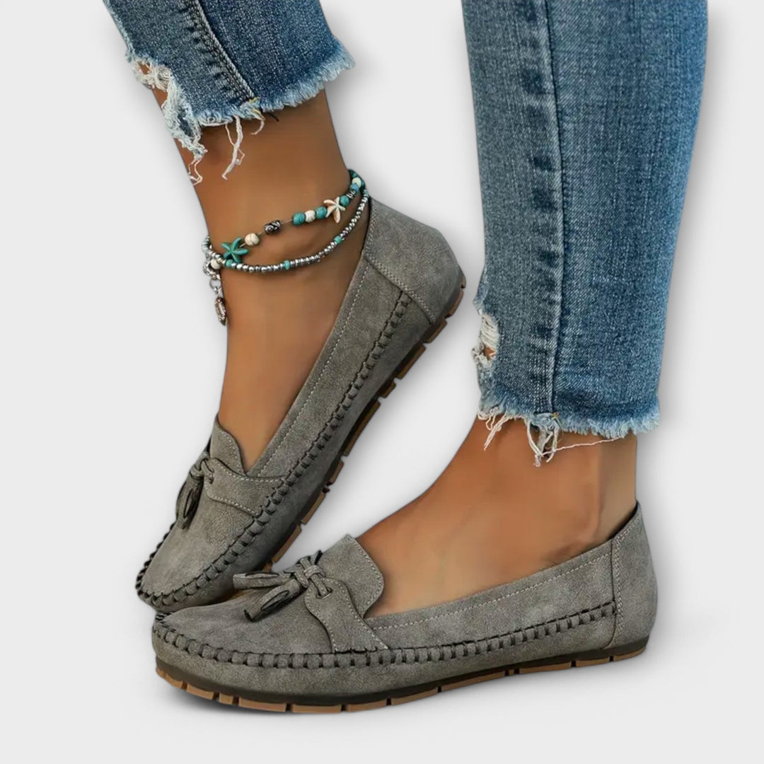 えみ | デニムタッセルカジュアルローファー