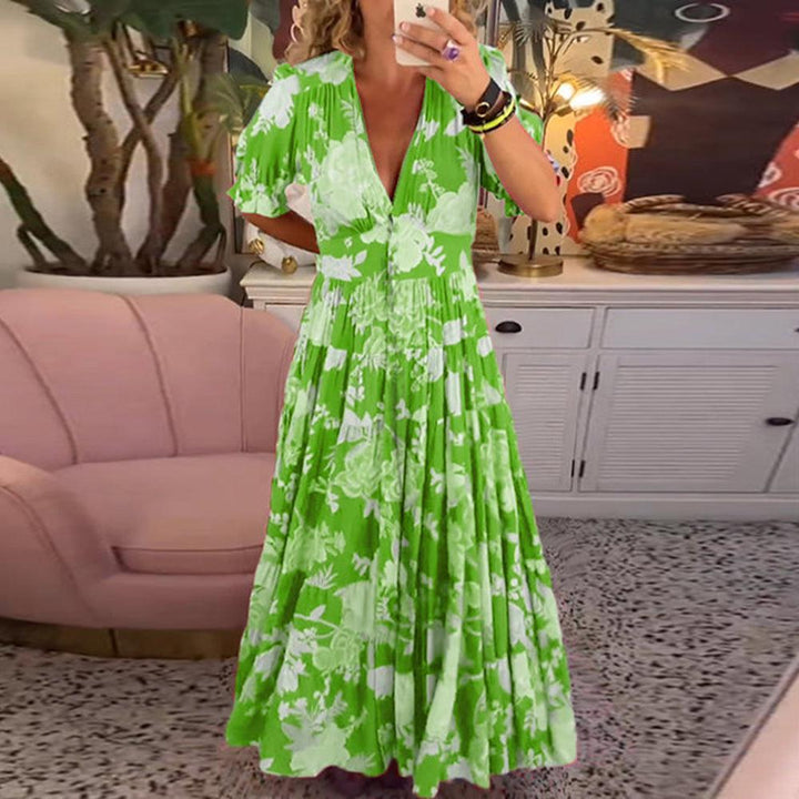 Renata | Vestido Flores Vibrantes
