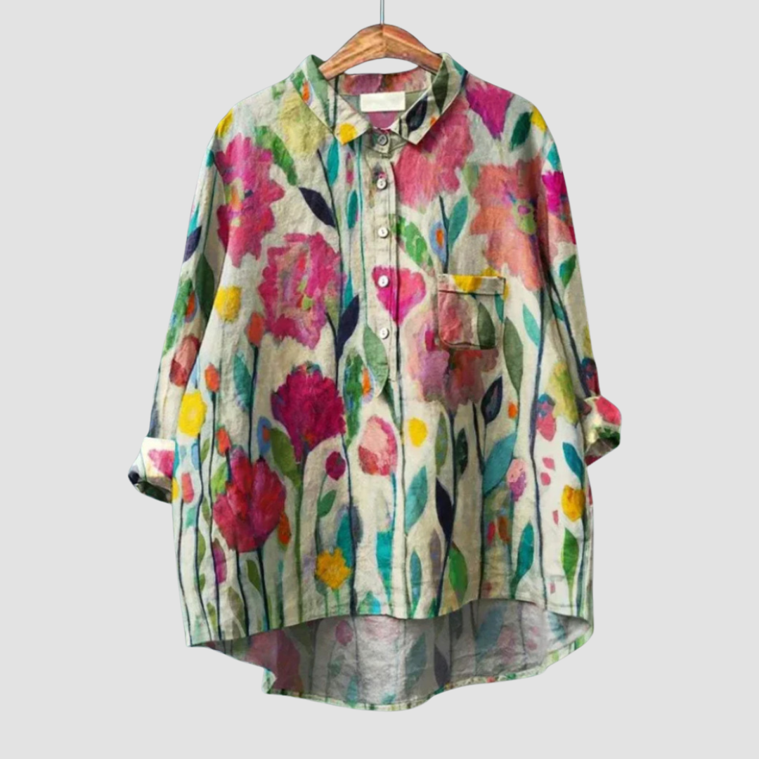 Todafrida | Blusa Jardín de Acuarela