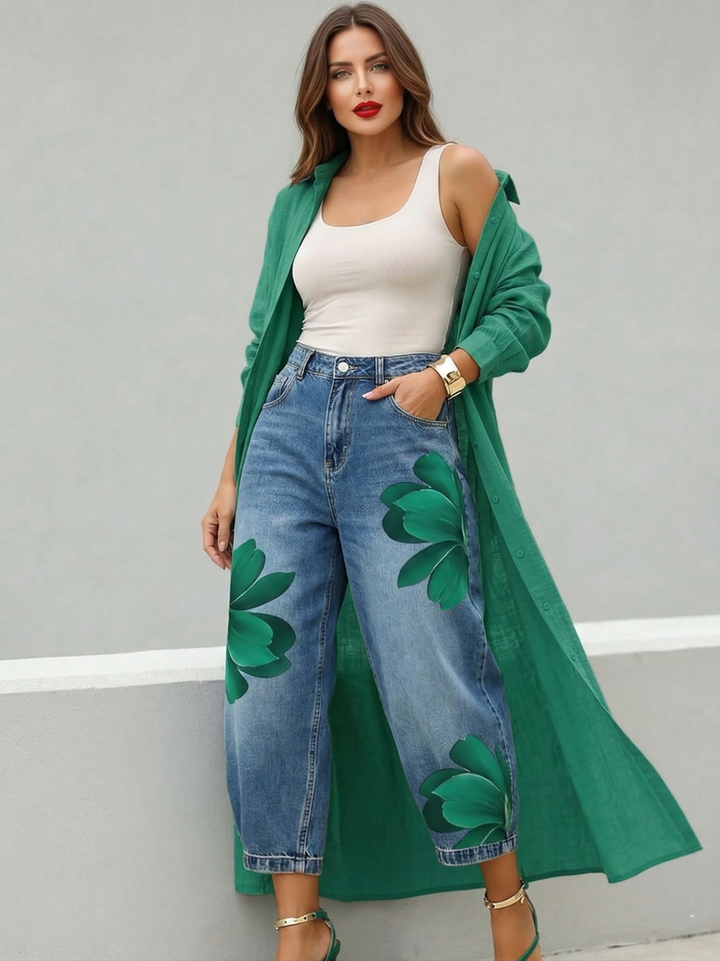 Abrilina | Pantalón Pétalos Modernos