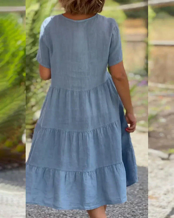 Fiorella | Vestido Bolsillos Laterales