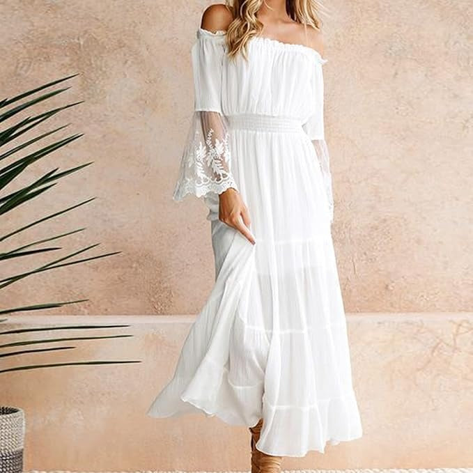 Regina | Vestido Hombros Descubiertos