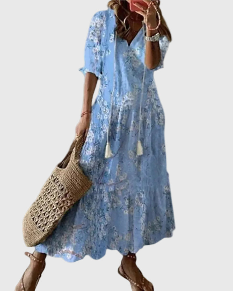 Tamara | Vestido Espíritu Mediterráneo