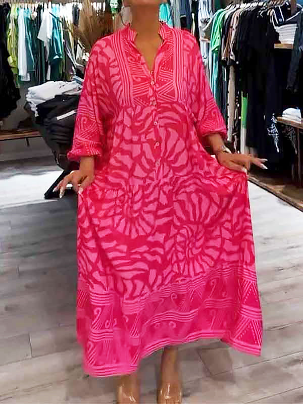 Yaretzi | Vestido Motivos Tropicales