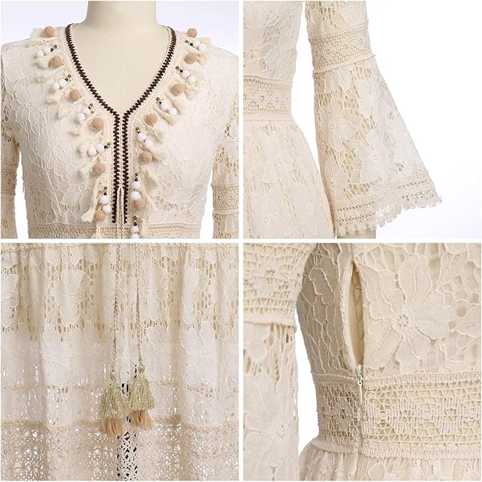 Carlota | Vestido Bordados Delicados