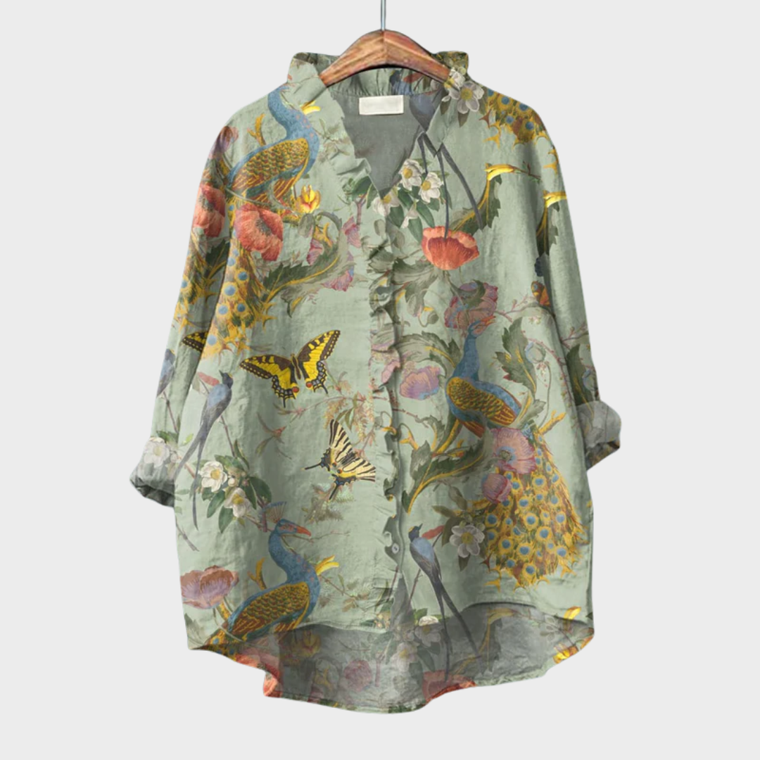 Aurembiaix | Blusa Botánica Soñadora
