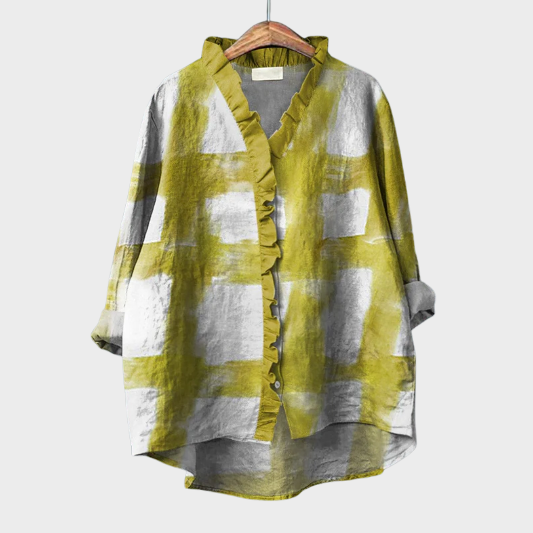 Munia | Blusa Geométrica Contemporánea