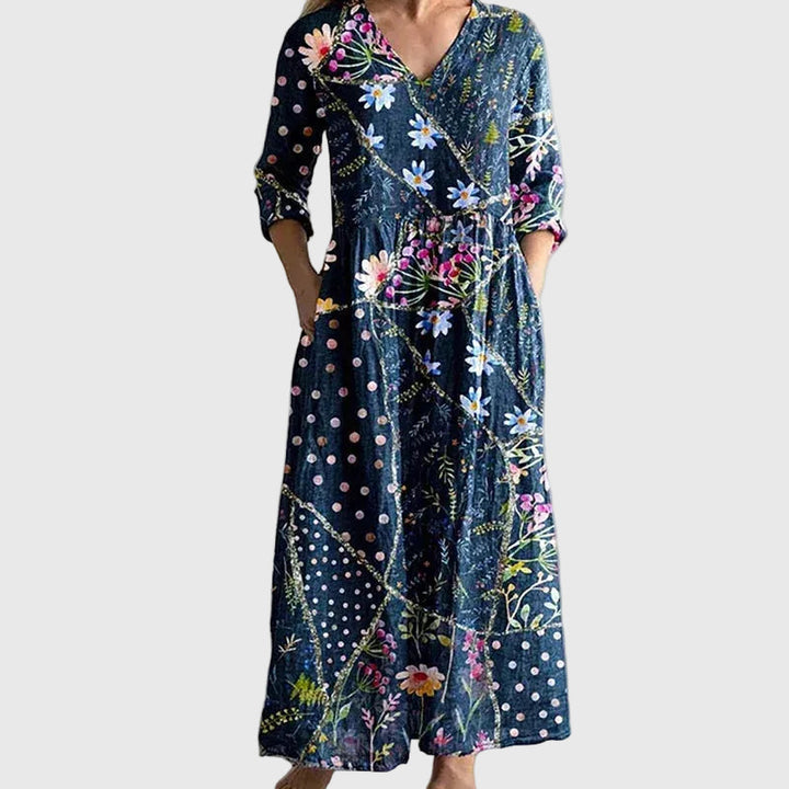 Leticia | Vestido Mosaico Campestre