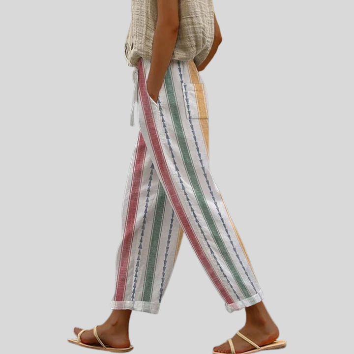 Velasquita | Pantalón Rayas Arcoíris