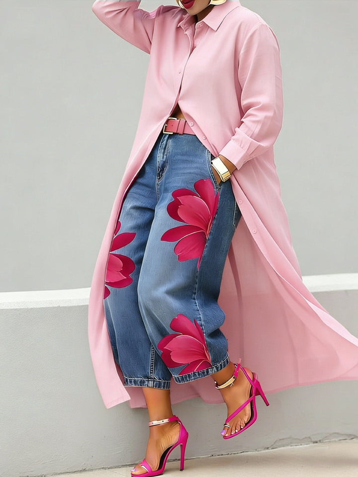 Abrilina | Pantalón Pétalos Modernos