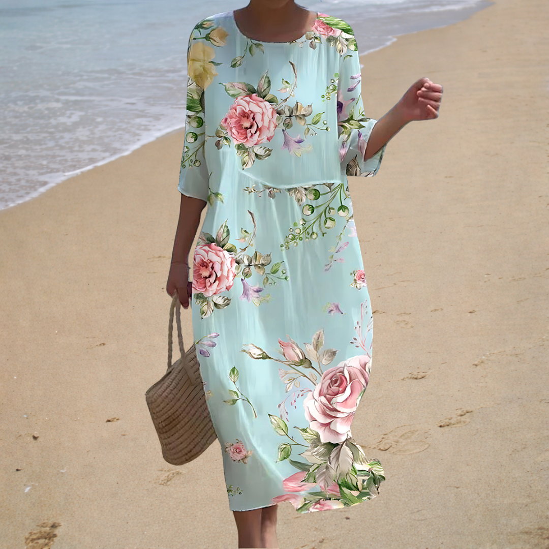 Clara | Vestido Rosas de Verano