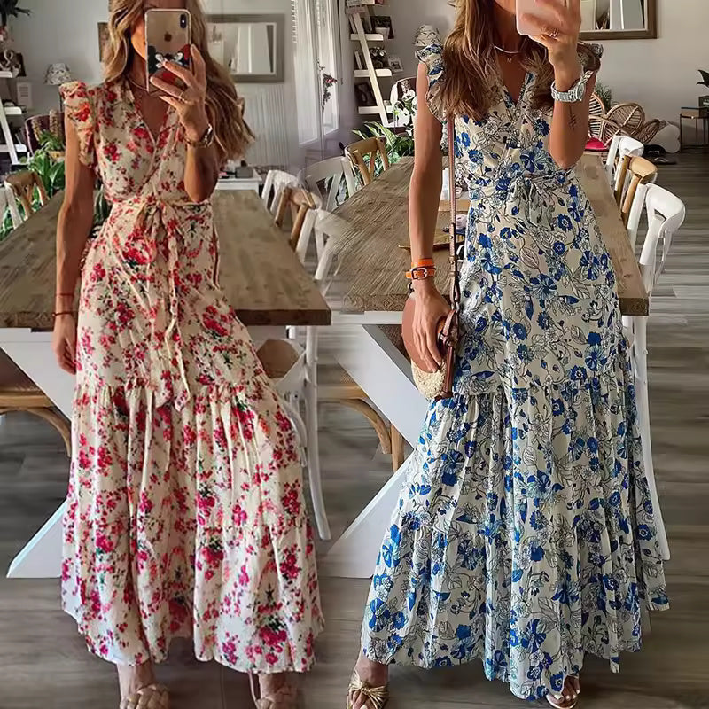 Julia | Vestido Volantes Cascada