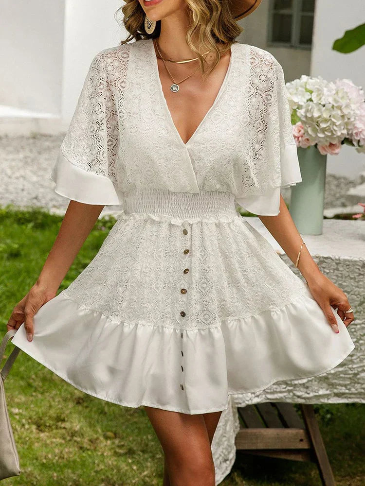 Maite | Vestido Encaje Romántico