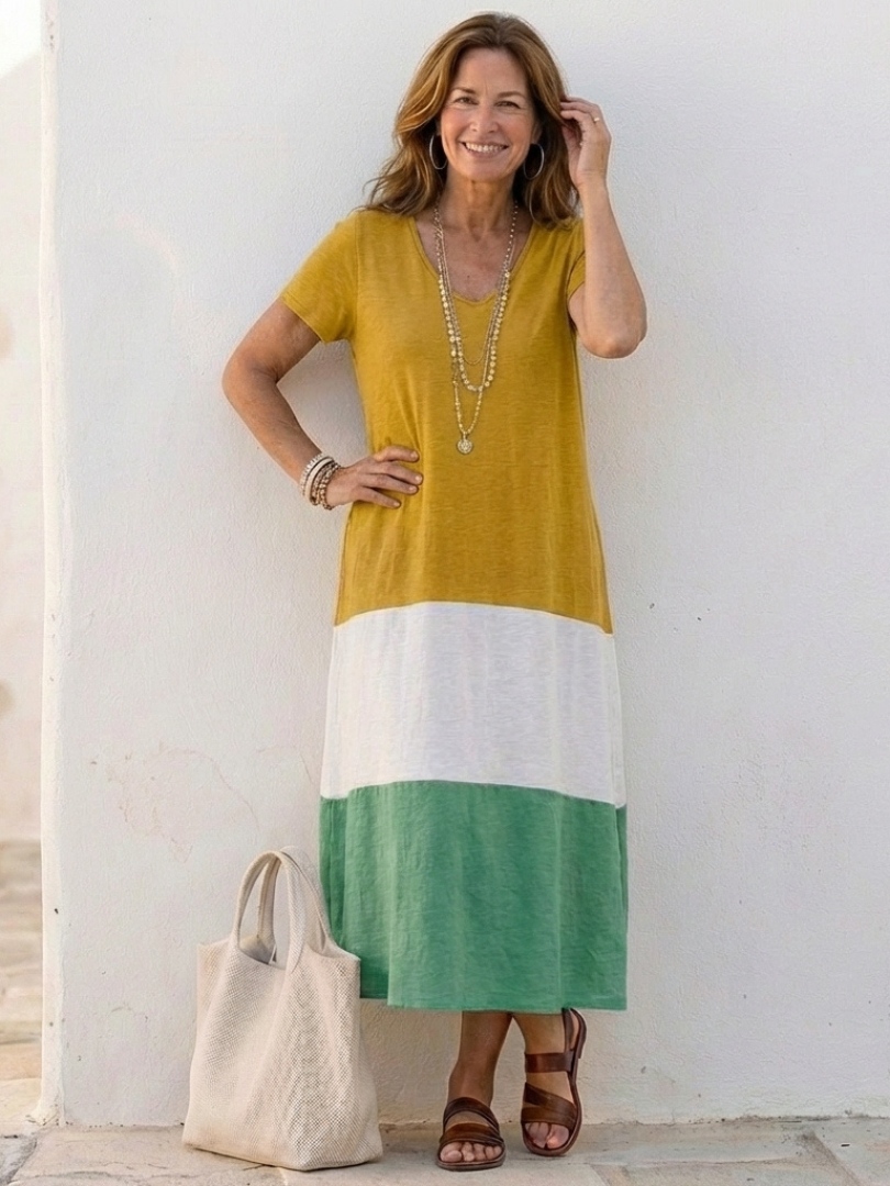 Elba | Vestido Bloques Elegantes