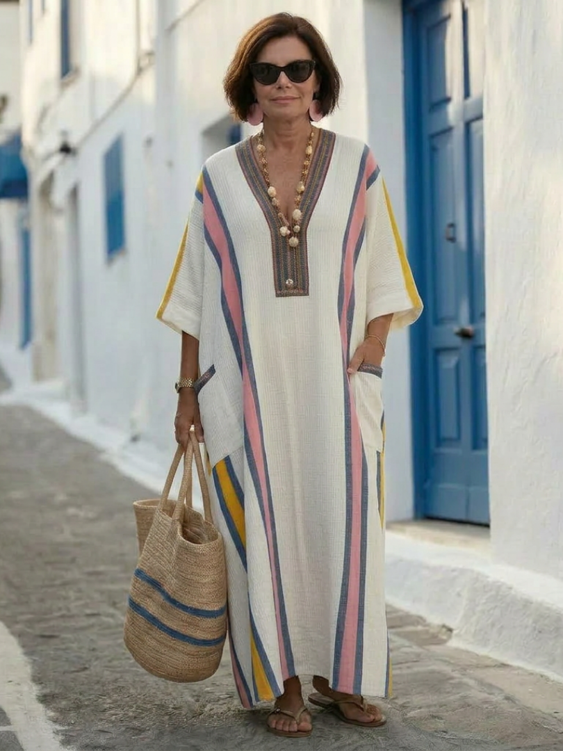 Salvadora | Vestido Contrastes Artesanales