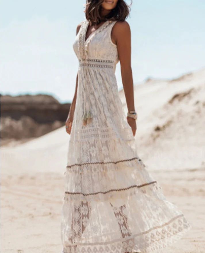 Zamira | Vestido Detalle Conchas