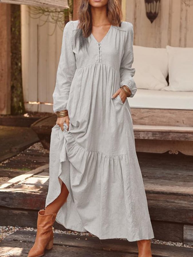 Rafaela | Vestido Capas Asimétricas