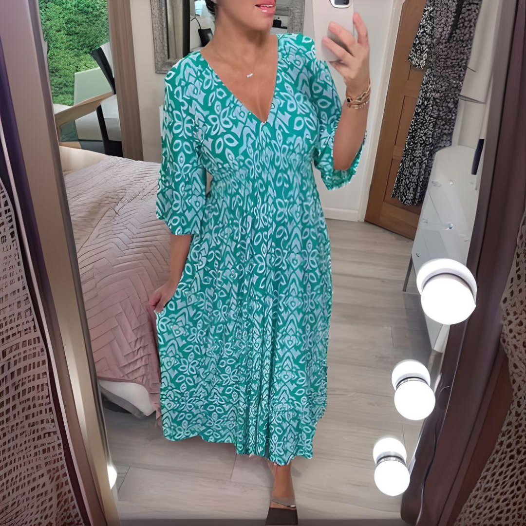 Melisa | Vestido Estampado Menudo