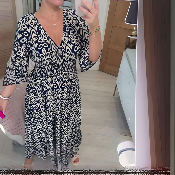 Melisa | Vestido Estampado Menudo