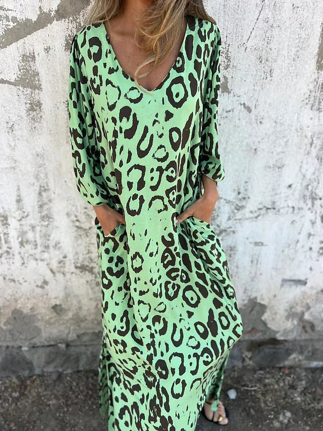 Tamara | Vestido Estampado Salvaje