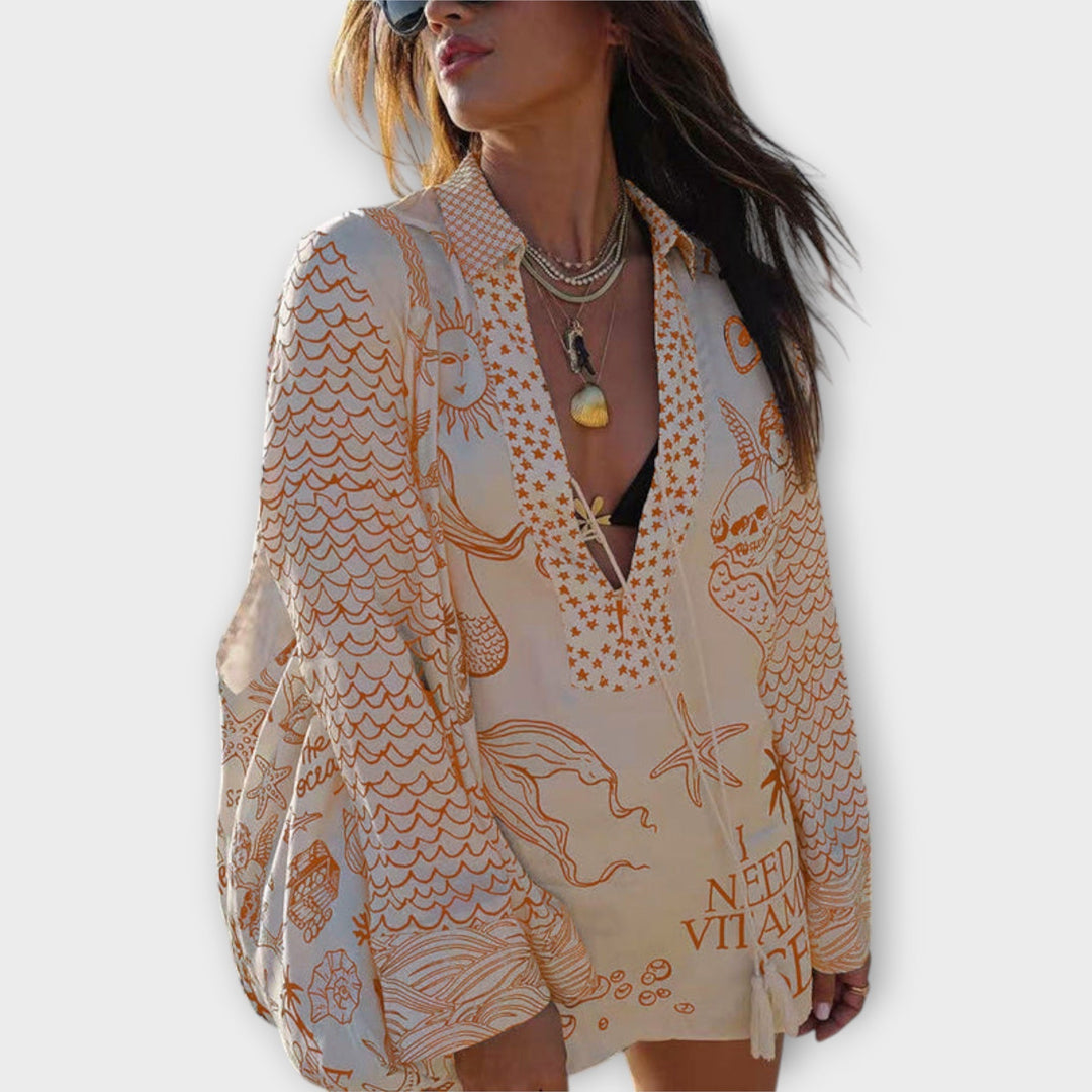 Olivia | Vestido Escote Profundo