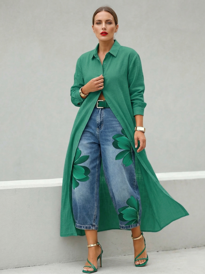Abrilina | Pantalón Pétalos Modernos