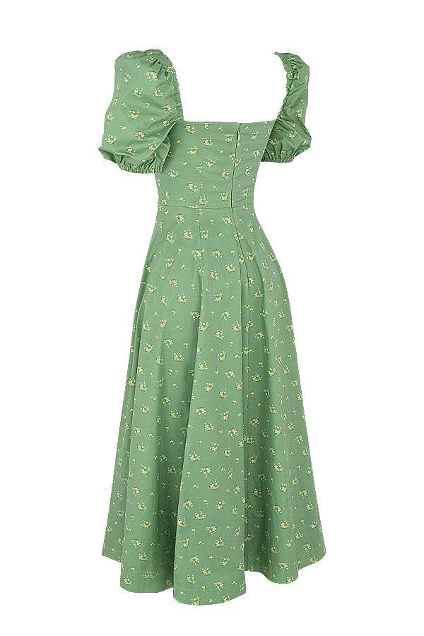 Lucía | Vestido Escote Fruncido