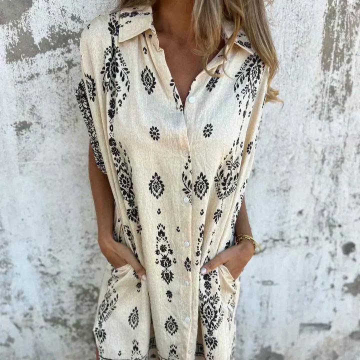 Yaiza| Vestido Detalles Ornamentales