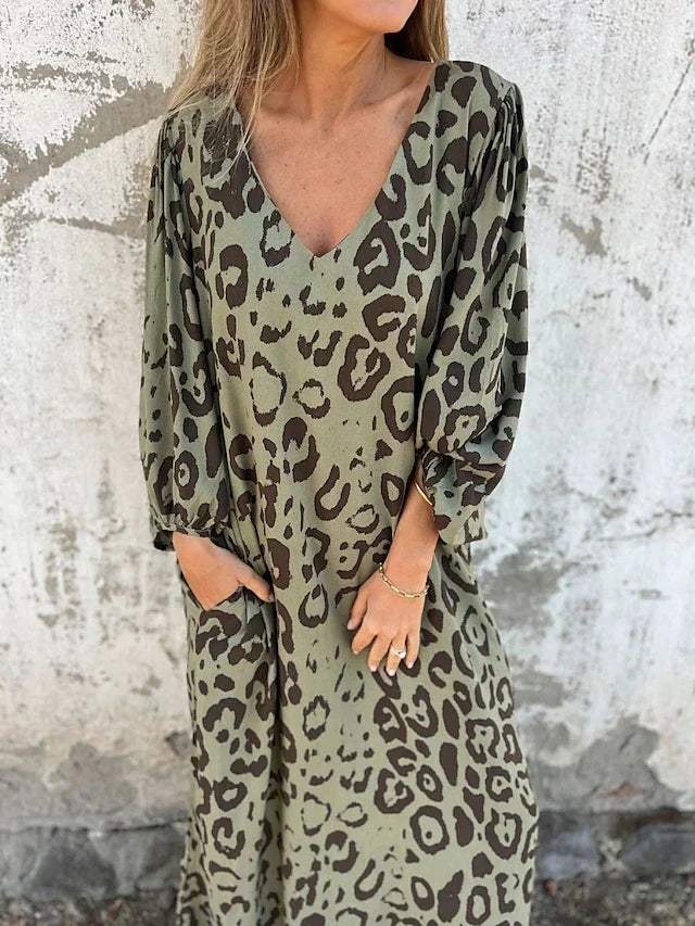 Tamara | Vestido Estampado Salvaje
